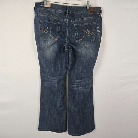 Maurices Ellie Jeans Women's 15 / 16 Reg Blue Medium Wash Straight Fit NWT - Picture 4 of 16